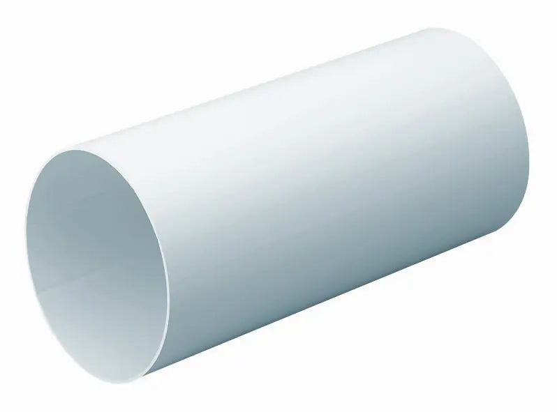 125mm Round Pipe 1m PVC