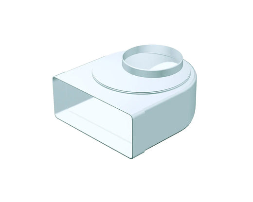 220mm x 90mm Elbow Bend 125mm Spigot PVC