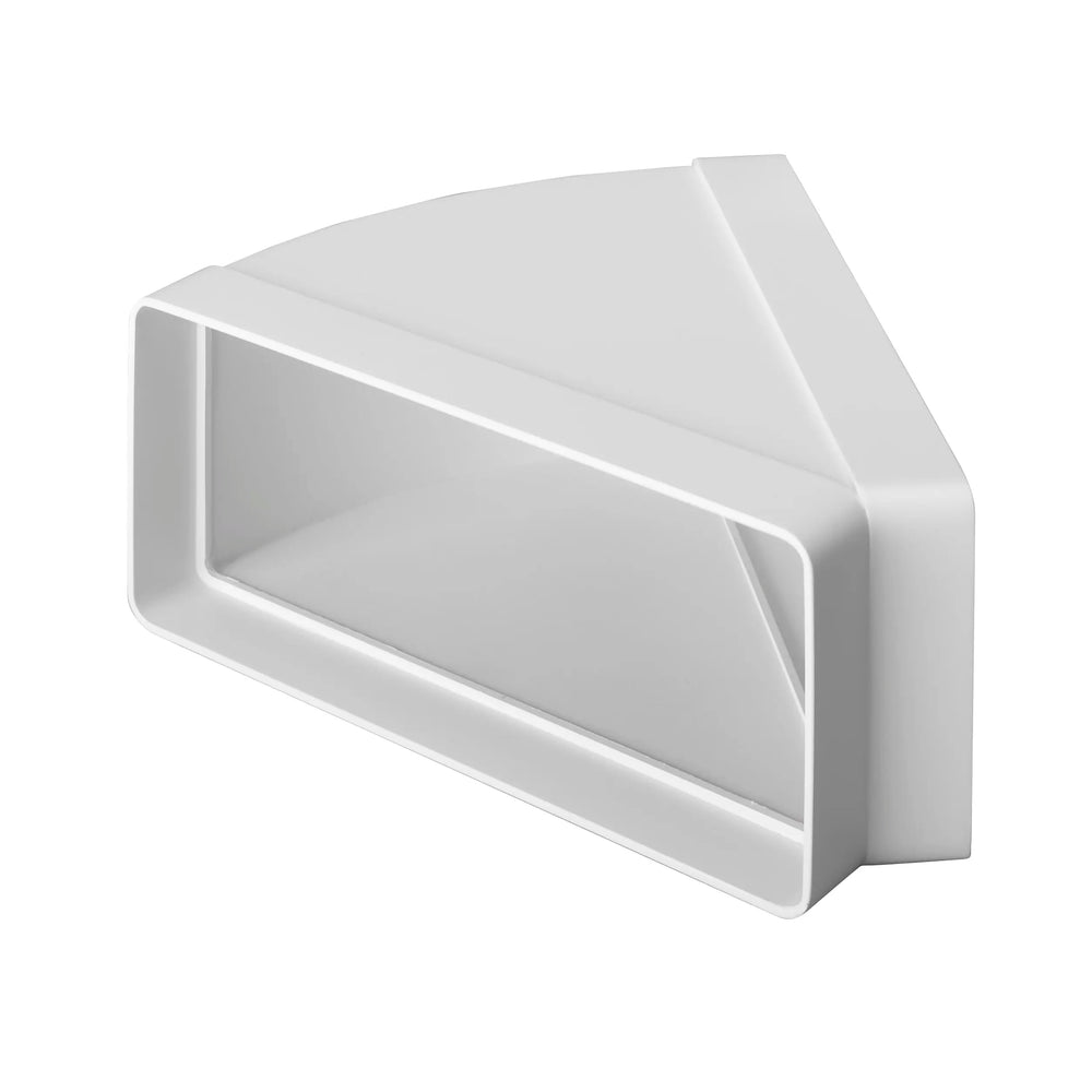 220mm X 90mm Horizontal 45° Bend PVC