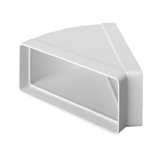 220mm X 90mm Horizontal 45° Bend PVC