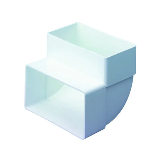 220mm x 90mm Vertical 90° Bend PVC