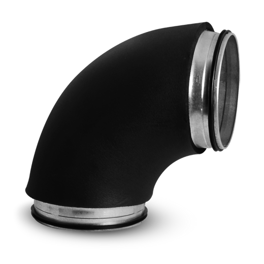160mm Insulated Steel 90° Bend - with 25mm Armaflex