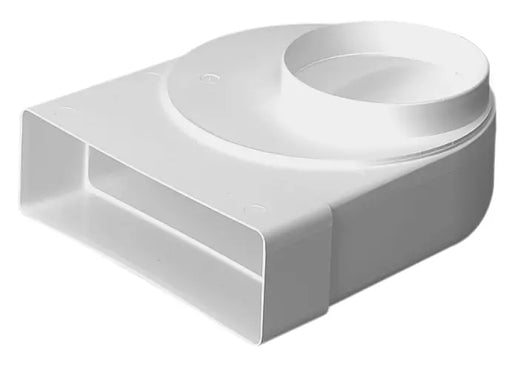 204mm to 100mm 90° Bend PVC