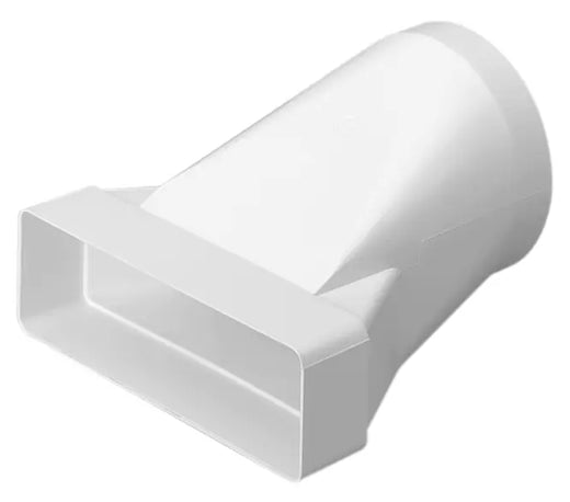 204mm Rectangular to 125mm Round Duct Adapter PVC