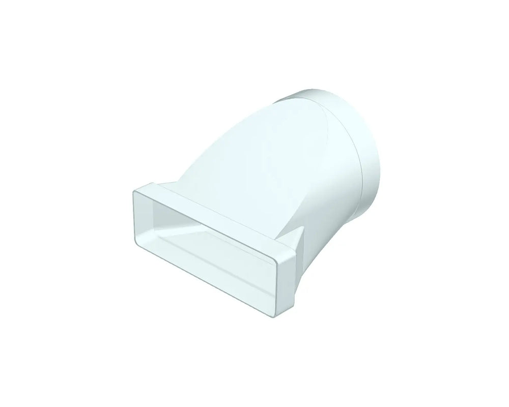 220mm x 90mm Round Duct Adaptor PVC