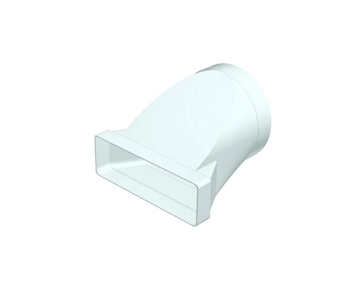 220mm x 90mm Round Duct Adaptor PVC