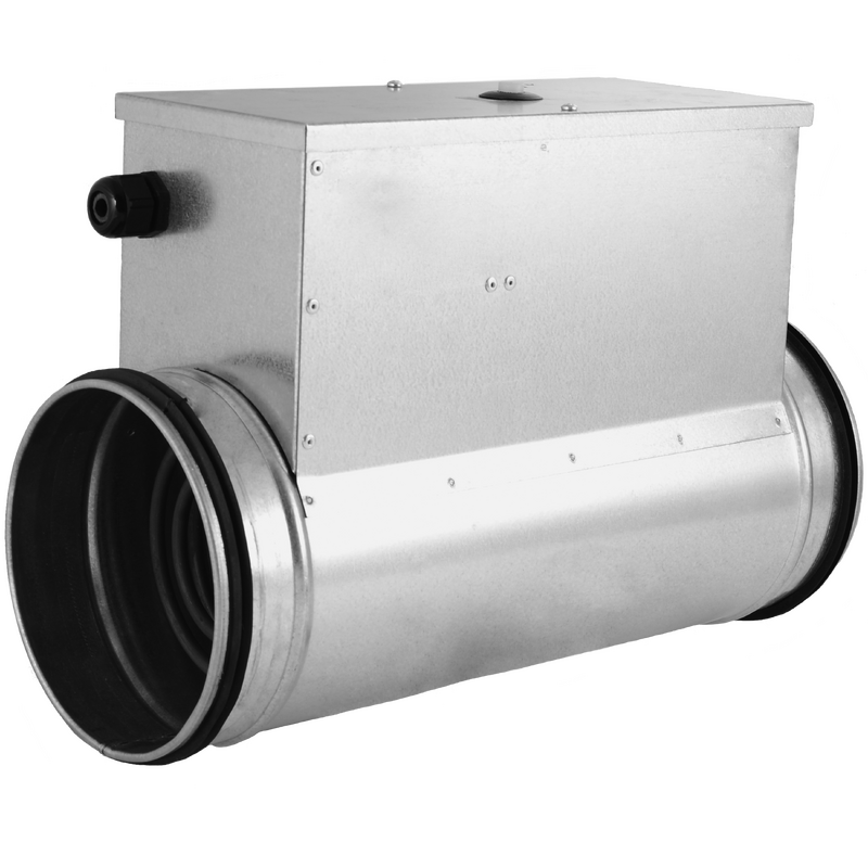 Electric Round Duct Heater - Diameter 200 Power 3.0 KW